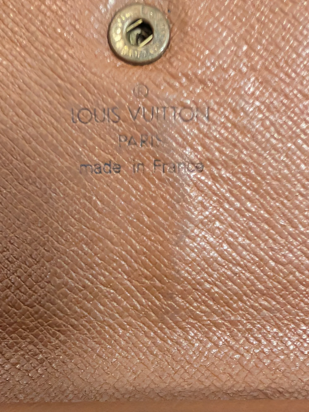 Vintage Louis Vuitton Monogram Continental Wallet - Brown & Gold Hardware